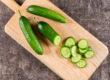 resh Persian cucumbers ready for plant-based meals