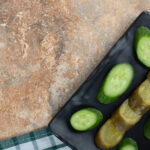 Fresh Persian cucumbers used by California chefs in farm-to-table cuisine