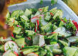 Persian cucumbers for foodservice and catering uses