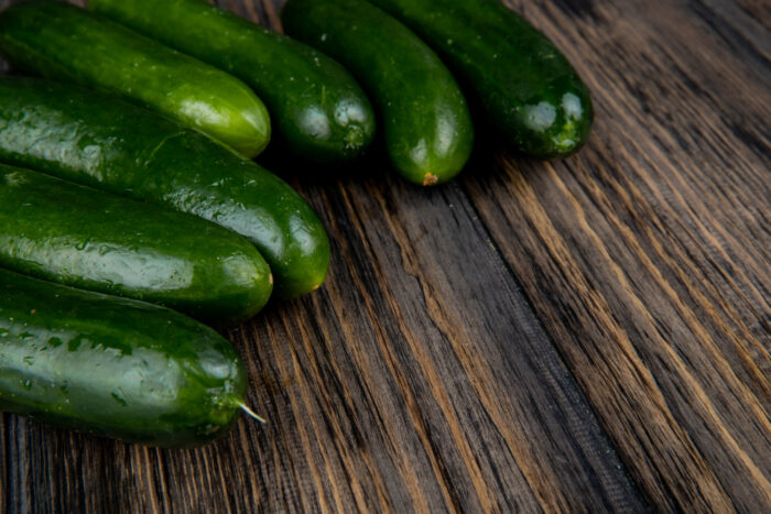 Premium Persian cucumbers with smooth skin and vibrant green color